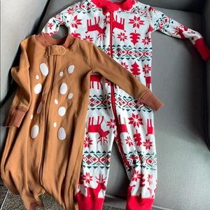 Two Infant Hanna Andersson Footless PJ’s